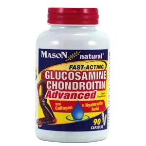 Mason Vitamins - 1453-90 - Glucosamine Chrondroitin w/Collagen & Hyalaronic Acid Capsules, 90 Count.