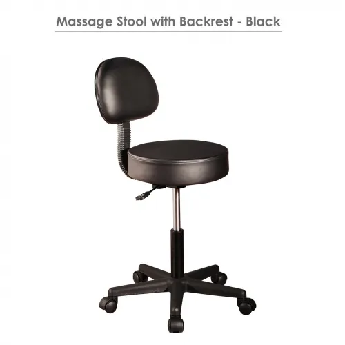 Master Massage - PRMSBLACK - Pneumatic Rolling Massage Stool