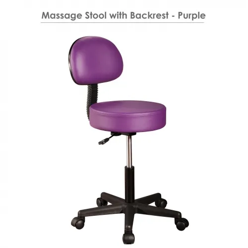 Master Massage - PRMSPURPLE - Pneumatic Rolling Massage Stool