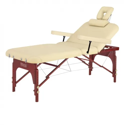 Master Massage - SPSPMTPLBA - Spamaster Salon Portable Massage Table Package -lift-back Action