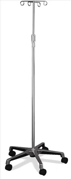 Medline - From: MDS80494 To: MDS80500 - Aluminum Deluxe Five Leg IV Pole