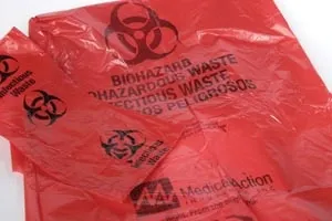 Medegen Medical - From: F109 To: F116 - Waste Bag, F Code Series: Pass the ASTMD1922 67, 480 Gram Elmendorf Test