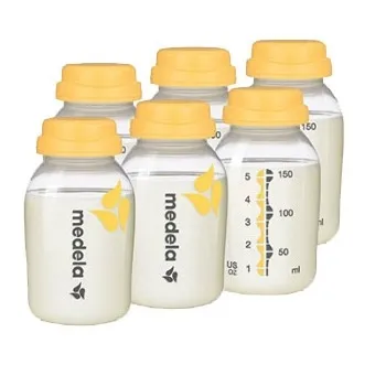 Medela - 87095 - Breast Milk Collection and Storage Bottle Set Medela 5 oz. Plastic
