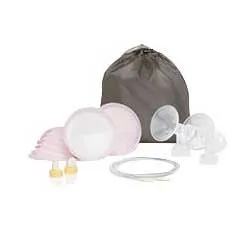 Medela - 87250 - Medela Pump in Style Advanced Double Pumping Kit. Includes: 2 sets of tubing, 2-24mm PersonalFit breastshields, 2 valves, 2 membranes, 1 drawstring storage bag and 8 nursing pads.