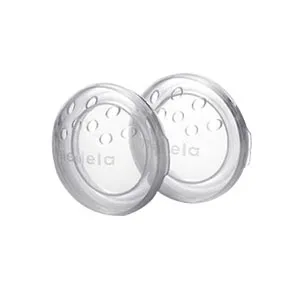 Medela - 89930 - TheraShells Breast Shells.  To help treat sore, flat and inverted nipples and engorgement.  Contains: 2) shells; (2) sore nipple/engorgement backs; and (2) flat/inverted nipple backs
