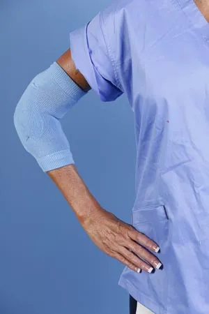 Meditech - MTICMED60 - SafeGuard? Elbow  Heel Safeguard Blue Medium 12pr-cs