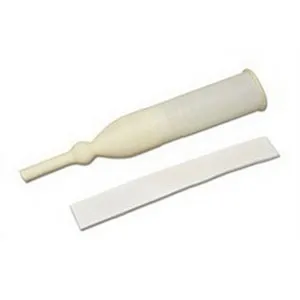 Medline Industries - DYND12302 - Latex Male External Catheter with Double-sided Foam Adhesive Tape and Connector 30mm, Disposable