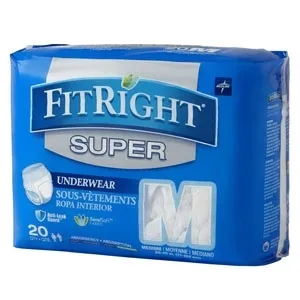 Medline - From: FIT23505A To: FIT33505A - FitRight Ultra Protective Underwear