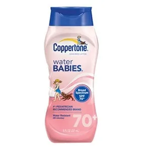 Merck Consumer Care - R00220 - Coppertone Waterbabies SPF 70 Lotion 8 oz
