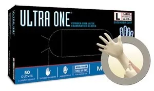 Microflex - UL-315-XL - Exam Gloves, PF Latex, Extended Cuff, Textured Fingers, (For Sale in US Only)