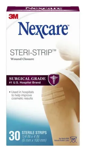 3M - From: 294124 To: 294144 - Steri strip Wound Closure 1/2"x4"