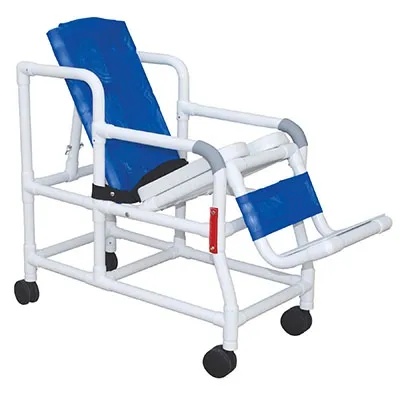 MJM International - 20-4247 - Tilt "n" Space Shower Chair Buckle Safety Belt Double Drop Arms