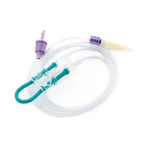Zevex - Infinity - INF0020-A - Enteral Feeding Pump Safety Screw Set with ENFit Connector Infinity Silicone NonSterile ENFit Connector and Transitional Connector