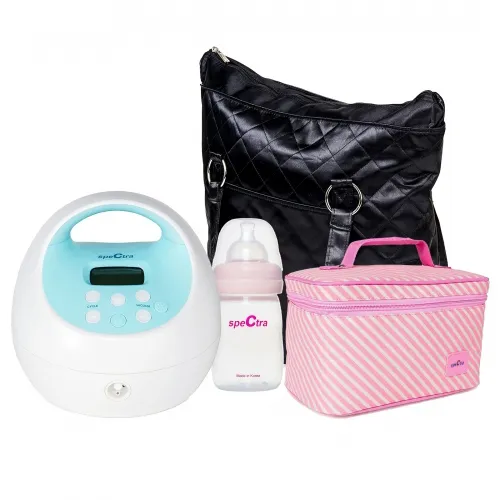 Mothers Milk Spectra Baby - Spectra S1 Plus - MM011091-TG - Spectra S1 Plus Bundle With Tote & Pink Cooler Kit