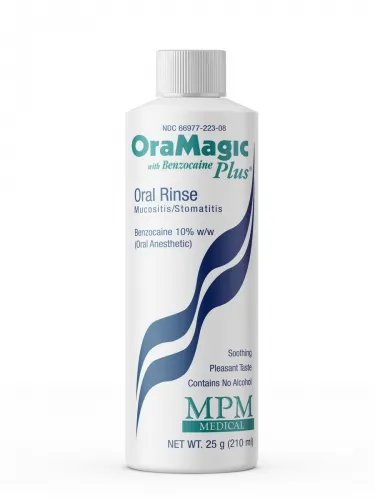 MPM Medical - From: MP00223 To: MP00224 - MPM medical Oramagic Plus Oral Wound Rinse, 7.1 G Pwd (makes Approx. )with Benzocaine