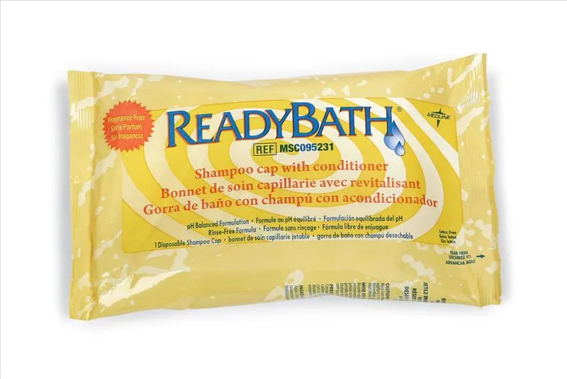 Medline - MSC095231 - ReadyBath Rinse-Free Shampoo and Conditioning Caps
