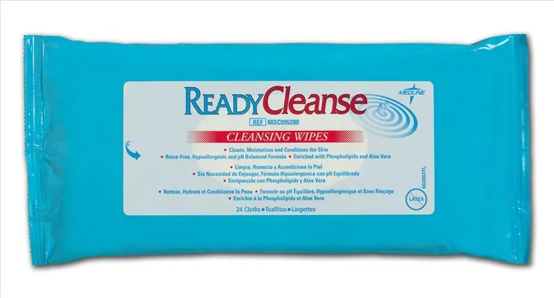Medline - From: MSC095280 To: MSC095281 - Aloetouch SELECT Premium Spunlace Personal Cleansing Wipes