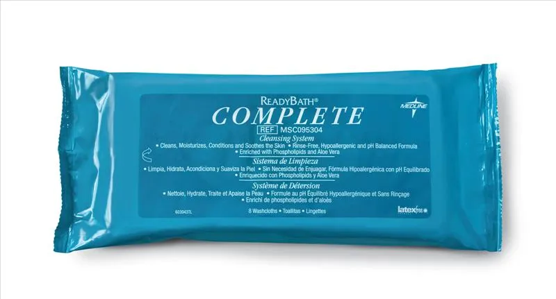 Medline - ReadyBath - From: MSC095304 To: MSC095306 -  Total Body Cleansing Standard Weight Washcloths