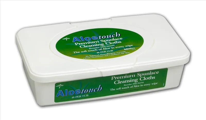 Aloetouch - Medline - MSC263701H - SELECT Premium Spunlace Personal Cleansing Wipes