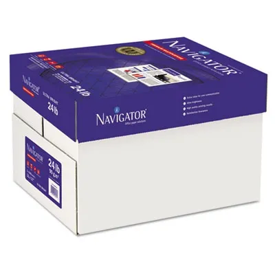 Navigatorn - SNANMP1724 - Premium Multipurpose Copy Paper, 97 Bright, 24 Lb, 11 X 17, White, 500 Sheets/ream, 5 Reams/carton 