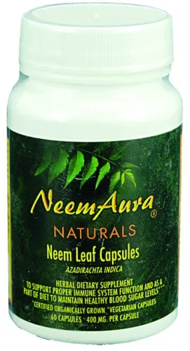 Neem Aura Naturals - 950029 - Neem Organic Capsules
