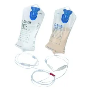 Nestle - 12250535 - Compact Duelflo Pump Administration set, 1000 mL Formula Vinyl Bag with 1000 mL with pre-attached ENFit Connector
