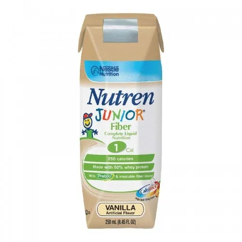 Nestle - 2L6063 - Nutren Junior Fiber Complete with Prebio1 Vanilla Flavor 250 mL