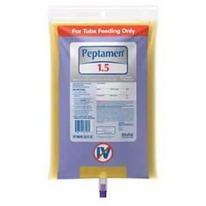 Nestle - 2L8194 - Peptamen 1.5 Ultrapak, 1000ml, Case/6 Bags