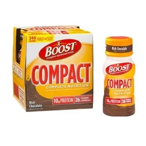 Nestle - 4390010003 - BOOST Compact Complete Nutritional Drink Bottle, Rich Chocolate