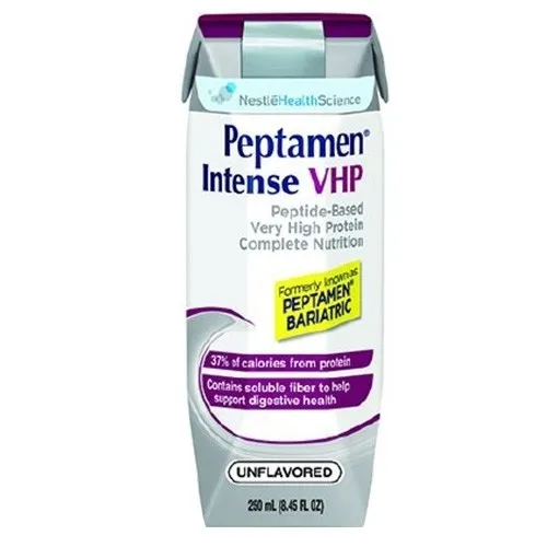 Nestle Healthcare Nutrition - 4390043271 - Peptamen Intense VHP, Unflavored 250 mL Tetra Prisma.