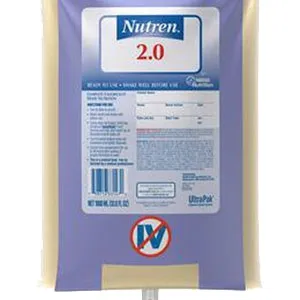 Nestle - 9871644146 - UltraPak Nutren Calorically Dense Liquid Nutrition 1000mL Bag