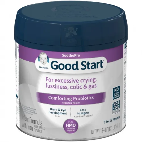 Nestle Healthcare Nutrition - 5000048723 - Gerber Good Start SoothePro Formula Powder, 19.4 oz.