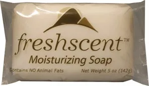 New World Imports - MBS5 - Freshscent Moisturizing Soap, Vegetable Based, Individually Wrapped