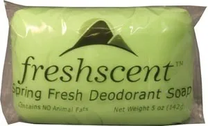 New World Imports - SDS5 - Soap, Spring Fresh Deodorant Scent, Bar, Vegetable Based, Individually Wrapped