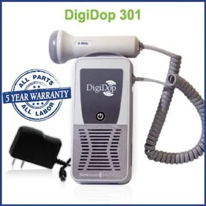 Newman Medical From: DD-301-D2W To: DD-301-D3W - Digital Display Doppler (DD-301) & 2MHz Waterproof Rechargeable