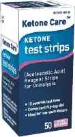 Trividia Health - B3H01-81 - Ketone Care Blood Glucose Test Strip, Ketones, 15 sec Read Time, 6 Level Color Chart