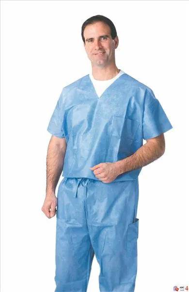 Medline - From: NON27202L To: NON27202XL - Disposable Scrub Shirts