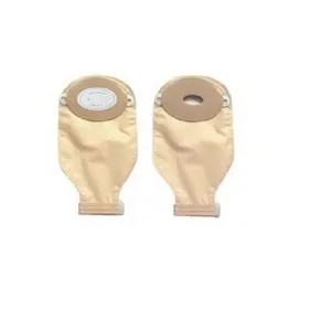 Nu-Hope - 40-4254-DC - 1-Piece Post-Op Adult Drainable Pouch Cut-to-Fit Deep Convex 1-3/16" x 2-1/4" Oval