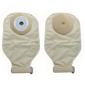 Nu-Hope - From: 40-7809-R-C To: 40-7809-R-L-C - Nu Flex Adult Drain Pouch With Border1 1/8" Pre Cut Opening Convex, Roll Up.  Odor Proof Drainable Pouch With Belt Tabs and One Side Comfort Panel.