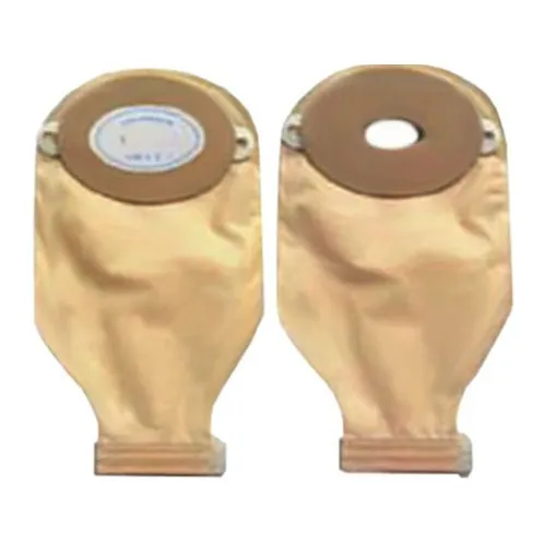 Nu-Hope - 1 Piece Drainable Pouch - 43-7265-R-DC-SP - Special Standard Oval Drain Pouch Deep Convex 7/8" x 1-1/8" Opening Oval F Pad, Roll-Up.