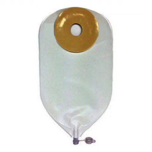 Nu-Hope - 46-7957-DC - Nu-Flex Post-Op Urinary Pouch Pre-Cut 7/8" Opening Deep Convexity With Barrier.  Durable Vinyl is Strong and Lightweight, Easy Application.