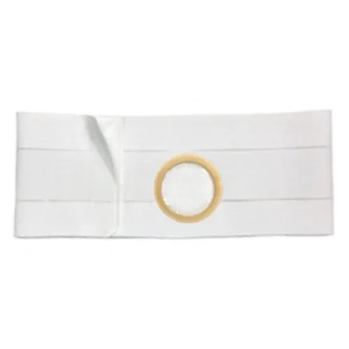 Nu-Hope - 6753-P-U - 8" Left, White, Cool Comfort Elastic, Flat Panel Support Belt, Prolapse Flap, Extra Large, Waist (41"- 47"), 3-1/8" Opening Placed 1" From Bottom.