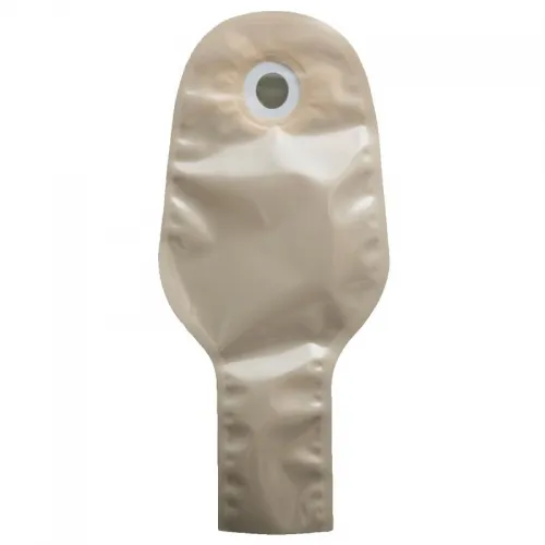 Nu-Hope - 7002 - Neonatal pouch system, 4 oz drain pouch, with barrier, convex, shield, and rubber band.
