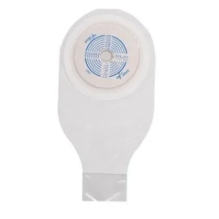 Nu-Hope - From: 40-7244-C To: 40-7264-C - 1 Piece Post Op Adult Drainable Pouch Cut to Fit Convex 1 1/8" x 2" Oval