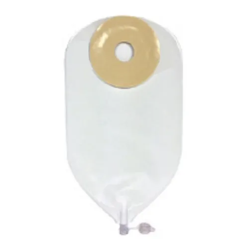 Nu-Hope - 7966-C5 - Nu-Flex Urinary Pouch With Convexity and 5" Foam Pad 2" Pre-Cut Opening 24 Ounce.  Durable Vinyl is Strong and Lightweight, Easy Application.