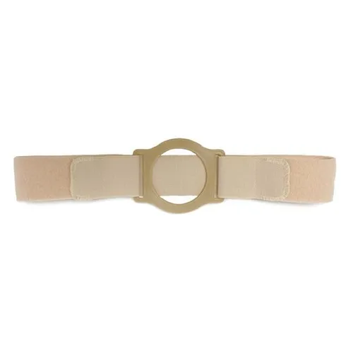 Nu-Hope - Flat Panel - From: BG-2620-A To: BG2620-S -  Nu Comfort 2" Wide Beige Support Belt 2 3/8" I.D. Ring Plate 28" 31" Waist Small, Latex Free