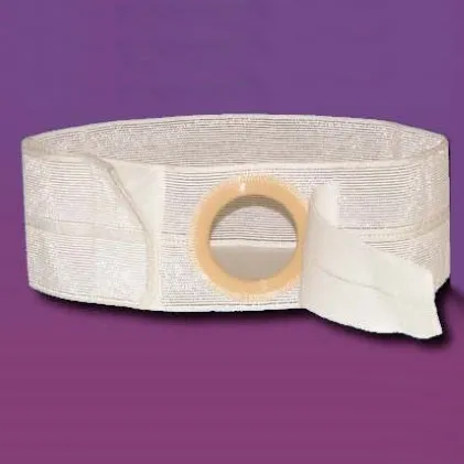 Nu-Hope - Flat Panel - From: BG-6713 To: BG-6713-U -  Original  Beige Support Belt 2 3/4" Opening 1" From Bottom, 6" Wide, 41" 46" Waist, X Large, Cool Comfort Ventilated Elastic, Right Sided Stoma.