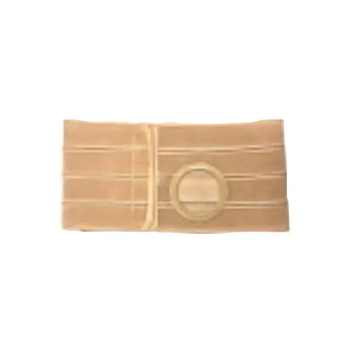 Nu-Hope - Flat Panel - From: BG-6694-A To: BG-6694P-F -  Original  Beige Support Belt Prolapse 2 1/4" Center Opening 3" Wide 28" 31" Waist Small, Cool Comfort Elastic.