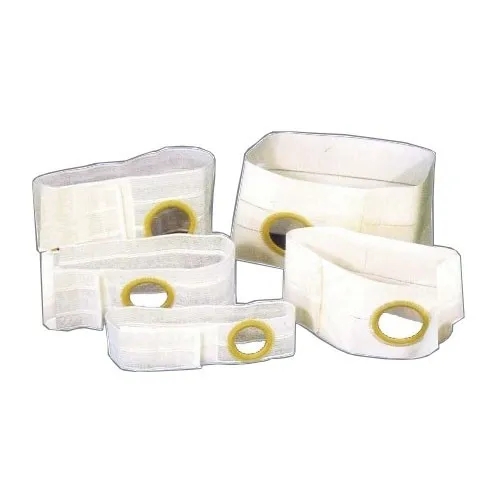 Nu-Hope - Nu-Form - BG-6458-I - Nu-Form Beige Support Belt 2-5/8" Opening 1-1/2" From Bottom, 8" Wide, 41" - 46" Waist, X-Large, Cool Comfort Elastic, Right Sided Stoma.