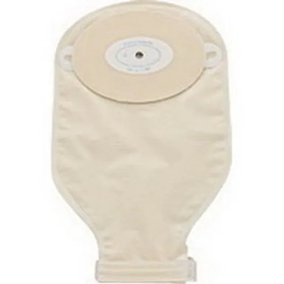 Nu-Hope - 7245R-DC-SP - Special Adult Post-Op Drain Pouch 7/8" X 1-1/4" Oval Pre-Cut Opening Flush Cut Deep Convex, Roll-Up, 24 oz.  Odor-proof strong and lightweight, easy application.